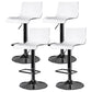Indoor Industrial Style Bar Stool Adjustable Height Swivel Barstool Armless Design White 4 Piece Set Clearhalo 'Bar Furniture' 'Bar Stools' 'bar_stools' 'furn' 'furn_bar_stools' 'furniture_bar_stools' 'Kitchen & Dining Furniture' 'kitchen&dining_furn' 'kitchen' 'kitchen_furn' Furniture' 4211745