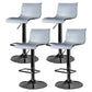 Indoor Industrial Style Bar Stool Adjustable Height Swivel Barstool Armless Design Grey 4 Piece Set Clearhalo 'Bar Furniture' 'Bar Stools' 'bar_stools' 'furn' 'furn_bar_stools' 'furniture_bar_stools' 'Kitchen & Dining Furniture' 'kitchen&dining_furn' 'kitchen' 'kitchen_furn' Furniture' 4211746