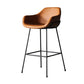 Living Room Counter Stool Leather Bucket Seat Nordic Stool 1 Piece Clearhalo 'Bar Furniture' 'Bar Stools' 'bar_stools' 'furn' 'furn_bar_stools' 'furniture_bar_stools' 'Kitchen & Dining Furniture' 'kitchen&dining_furn' 'kitchen' 'kitchen_furn' Furniture' 4211766
