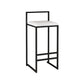 Nordic Style Velvet Upholstered Barstool Sleigh Base Bar Stool Clearhalo 'Bar Furniture' 'Bar Stools' 'bar_stools' 'furn' 'furn_bar_stools' 'furniture_bar_stools' 'Kitchen & Dining Furniture' 'kitchen&dining_furn' 'kitchen' 'kitchen_furn' Furniture' 4211844
