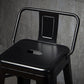 Industrial Black Metal Counter Stools Low Back Bristol Bar Stools with Square Seat Clearhalo 'Bar Furniture' 'Bar Stools' 'bar_stools' 'furn' 'furn_bar_stools' 'furniture_bar_stools' 'Kitchen & Dining Furniture' 'kitchen&dining_furn' 'kitchen' 'kitchen_furn' Furniture' 4211880
