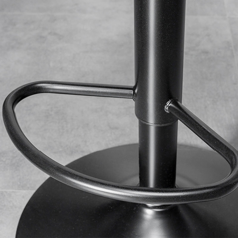 Restaurant Nordic Leather Bar Stool Modern Adjustable Height Stool Clearhalo 'Bar Furniture' 'Bar Stools' 'bar_stools' 'furn' 'furn_bar_stools' 'furniture_bar_stools' 'Kitchen & Dining Furniture' 'kitchen&dining_furn' 'kitchen' 'kitchen_furn' Furniture' 4211901