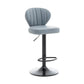 Restaurant Nordic Leather Bar Stool Modern Adjustable Height Stool Grey Black 1 Piece Clearhalo 'Bar Furniture' 'Bar Stools' 'bar_stools' 'furn' 'furn_bar_stools' 'furniture_bar_stools' 'Kitchen & Dining Furniture' 'kitchen&dining_furn' 'kitchen' 'kitchen_furn' Furniture' 4211908