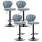 Restaurant Nordic Leather Bar Stool Modern Adjustable Height Stool Grey Black 4 Piece Set Clearhalo 'Bar Furniture' 'Bar Stools' 'bar_stools' 'furn' 'furn_bar_stools' 'furniture_bar_stools' 'Kitchen & Dining Furniture' 'kitchen&dining_furn' 'kitchen' 'kitchen_furn' Furniture' 4211940