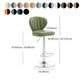 Restaurant Nordic Leather Bar Stool Modern Adjustable Height Stool Clearhalo 'Bar Furniture' 'Bar Stools' 'bar_stools' 'furn' 'furn_bar_stools' 'furniture_bar_stools' 'Kitchen & Dining Furniture' 'kitchen&dining_furn' 'kitchen' 'kitchen_furn' Furniture' 4211943