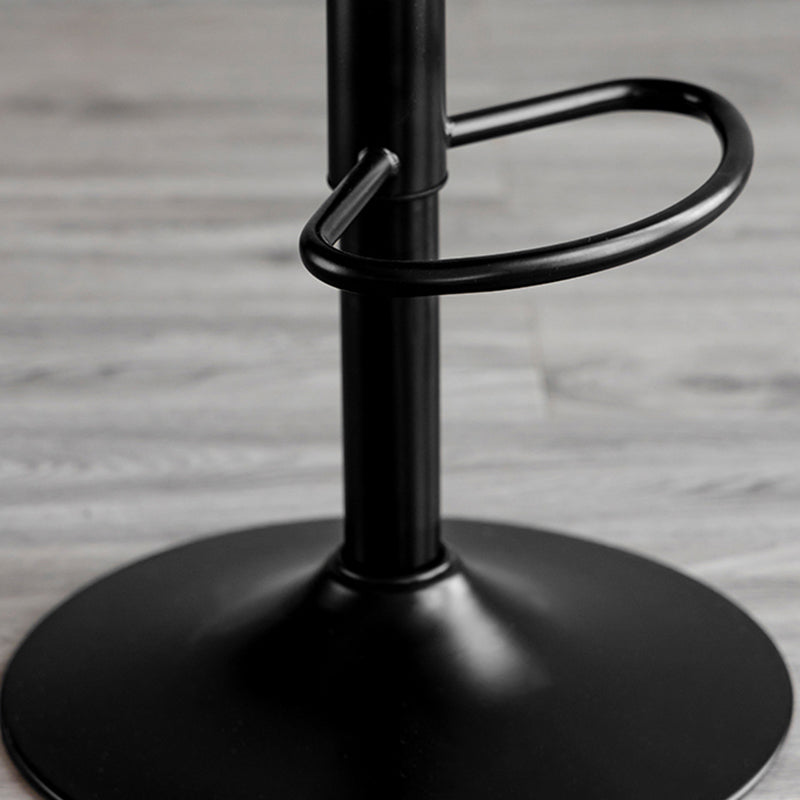 Dining Room Nordic Leather Bar Stool Modern Adjustable Height Stool Clearhalo 'Bar Furniture' 'Bar Stools' 'bar_stools' 'furn' 'furn_bar_stools' 'furniture_bar_stools' 'Kitchen & Dining Furniture' 'kitchen&dining_furn' 'kitchen' 'kitchen_furn' Furniture' 4211959