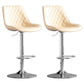 Dining Room Nordic Leather Bar Stool Modern Adjustable Height Stool White Silver 2 Piece Set Clearhalo 'Bar Furniture' 'Bar Stools' 'bar_stools' 'furn' 'furn_bar_stools' 'furniture_bar_stools' 'Kitchen & Dining Furniture' 'kitchen&dining_furn' 'kitchen' 'kitchen_furn' Furniture' 4211971