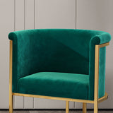 Glam Counter & Bar Stool Armed Upholstered Indoor Bar Stool with Footrest Clearhalo 'Bar Furniture' 'Bar Stools' 'bar_stools' 'furn' 'furn_bar_stools' 'furniture_bar_stools' 'Kitchen & Dining Furniture' 'kitchen&dining_furn' 'kitchen' 'kitchen_furn' Furniture' 4212046