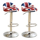 Modern Rotatable Liftable Counter Stool Iron Household Bar Stool with Cushion Red-Blue 2 Piece Set Clearhalo 'Bar Furniture' 'Bar Stools' 'bar_stools' 'furn' 'furn_bar_stools' 'furniture_bar_stools' 'Kitchen & Dining Furniture' 'kitchen&dining_furn' 'kitchen' 'kitchen_furn' Furniture' 4212053