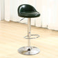 Modern Rotatable Liftable Counter Stool Iron Household Bar Stool with Cushion Blackish Green 1 Piece Clearhalo 'Bar Furniture' 'Bar Stools' 'bar_stools' 'furn' 'furn_bar_stools' 'furniture_bar_stools' 'Kitchen & Dining Furniture' 'kitchen&dining_furn' 'kitchen' 'kitchen_furn' Furniture' 4212057