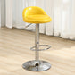 Modern Rotatable Liftable Counter Stool Iron Household Bar Stool with Cushion Yellow 1 Piece Clearhalo 'Bar Furniture' 'Bar Stools' 'bar_stools' 'furn' 'furn_bar_stools' 'furniture_bar_stools' 'Kitchen & Dining Furniture' 'kitchen&dining_furn' 'kitchen' 'kitchen_furn' Furniture' 4212083
