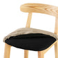 Modern Armless Counter Stool Wood Household Bar Stool with Pedal and Cushion Clearhalo 'Bar Furniture' 'Bar Stools' 'bar_stools' 'furn' 'furn_bar_stools' 'furniture_bar_stools' 'Kitchen & Dining Furniture' 'kitchen&dining_furn' 'kitchen' 'kitchen_furn' Furniture' 4212100