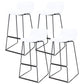 Industrial Style Barstool Metal and Plastic Bar Stool for Dinning Room White Black 4 Piece Set Clearhalo 'Bar Furniture' 'Bar Stools' 'bar_stools' 'furn' 'furn_bar_stools' 'furniture_bar_stools' 'Kitchen & Dining Furniture' 'kitchen&dining_furn' 'kitchen' 'kitchen_furn' Furniture' 4212300