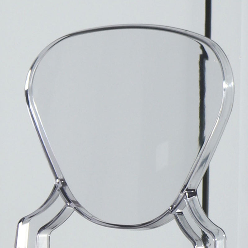 Nordic Style 30-inch Barstool Transparent Plastic Backrest Bar Stool for Dining Room Clearhalo 'Bar Furniture' 'Bar Stools' 'bar_stools' 'furn' 'furn_bar_stools' 'furniture_bar_stools' 'Kitchen & Dining Furniture' 'kitchen&dining_furn' 'kitchen' 'kitchen_furn' Furniture' 4212409