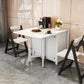 Contemporary Kitchen Standard Dining Table Folding Dining Table (only table) Clearhalo ' dining_table' 'Dining Tables & Seating' 'Dining Tables' 'Furniture' 'furniture_dining_table' 'Kitchen & Dining Furniture' 'kitchen&dining_furn' 'kitchen' 'kitchen_dining_table' 4212428
