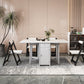 Contemporary Kitchen Standard Dining Table Folding Dining Table (only table) Clearhalo ' dining_table' 'Dining Tables & Seating' 'Dining Tables' 'Furniture' 'furniture_dining_table' 'Kitchen & Dining Furniture' 'kitchen&dining_furn' 'kitchen' 'kitchen_dining_table' 4212429