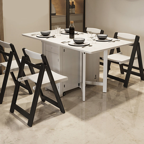 Contemporary Kitchen Standard Dining Table Folding Dining Table (only table) Clearhalo ' dining_table' 'Dining Tables & Seating' 'Dining Tables' 'Furniture' 'furniture_dining_table' 'Kitchen & Dining Furniture' 'kitchen&dining_furn' 'kitchen' 'kitchen_dining_table' 4212431