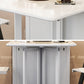 Contemporary Kitchen Standard Dining Table Folding Dining Table (only table) Clearhalo ' dining_table' 'Dining Tables & Seating' 'Dining Tables' 'Furniture' 'furniture_dining_table' 'Kitchen & Dining Furniture' 'kitchen&dining_furn' 'kitchen' 'kitchen_dining_table' 4212433