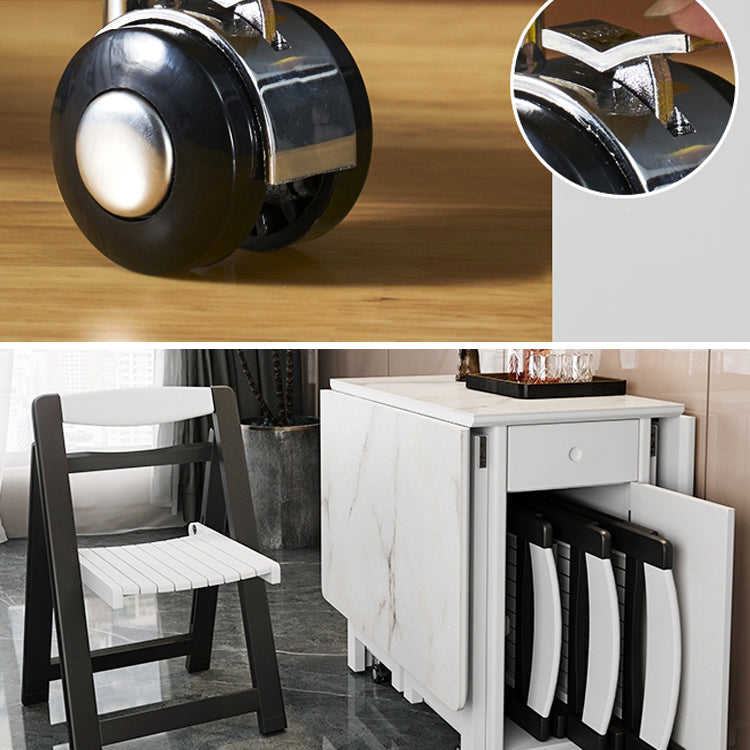 Contemporary Kitchen Standard Dining Table Folding Dining Table (only table) Clearhalo ' dining_table' 'Dining Tables & Seating' 'Dining Tables' 'Furniture' 'furniture_dining_table' 'Kitchen & Dining Furniture' 'kitchen&dining_furn' 'kitchen' 'kitchen_dining_table' 4212435