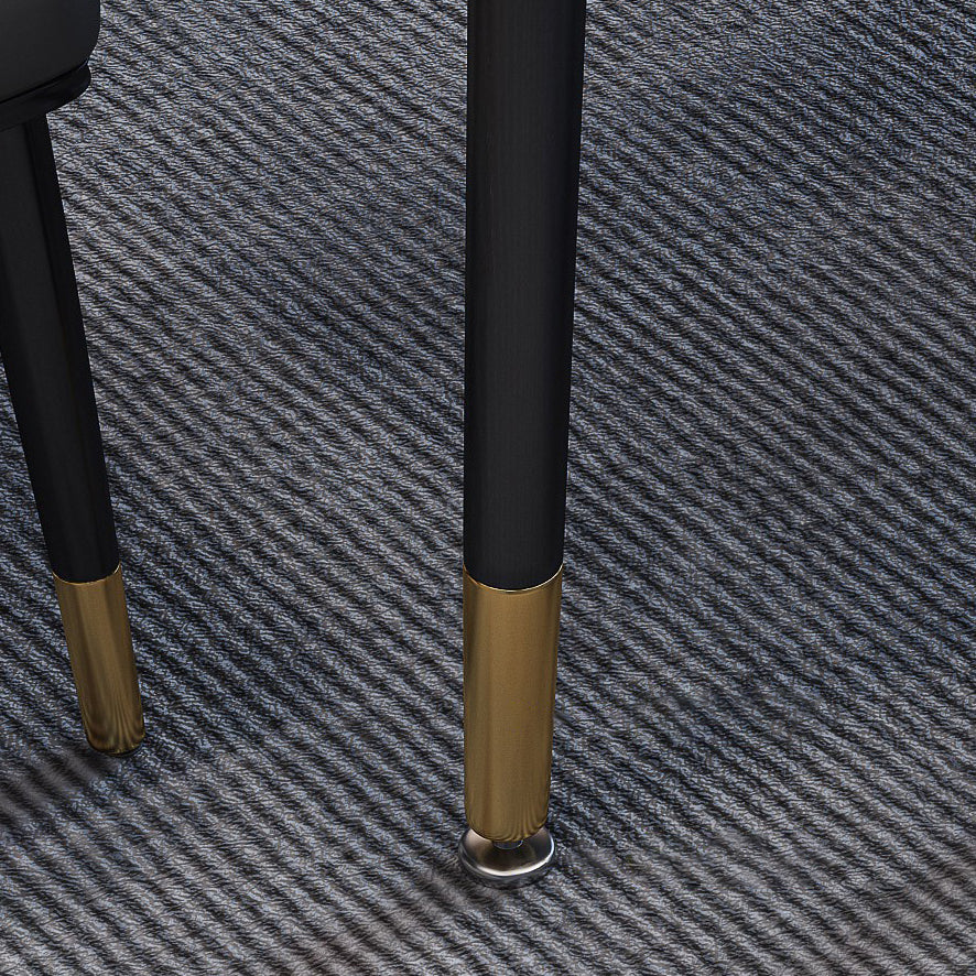 Contemporary Home Sintered Stone Scratch Resistant Dining Table Rectangle Table with 4 Legs Base Clearhalo ' dining_table' 'Dining Tables & Seating' 'Dining Tables' 'Furniture' 'furniture_dining_table' 'Kitchen & Dining Furniture' 'kitchen&dining_furn' 'kitchen' 'kitchen_dining_table' 4212451