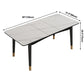 Extendable Sintered Stone Dining Table in White Modern Table with 4 Legs for Restaurant Clearhalo ' dining_table' 'Dining Tables & Seating' 'Dining Tables' 'furn' 'furn_dining_table' 'Furniture' 'furniture_dining_table' 'Kitchen & Dining Furniture' 'kitchen&dining_furn' 'kitchen' 'kitchen_dining_table' 4236954