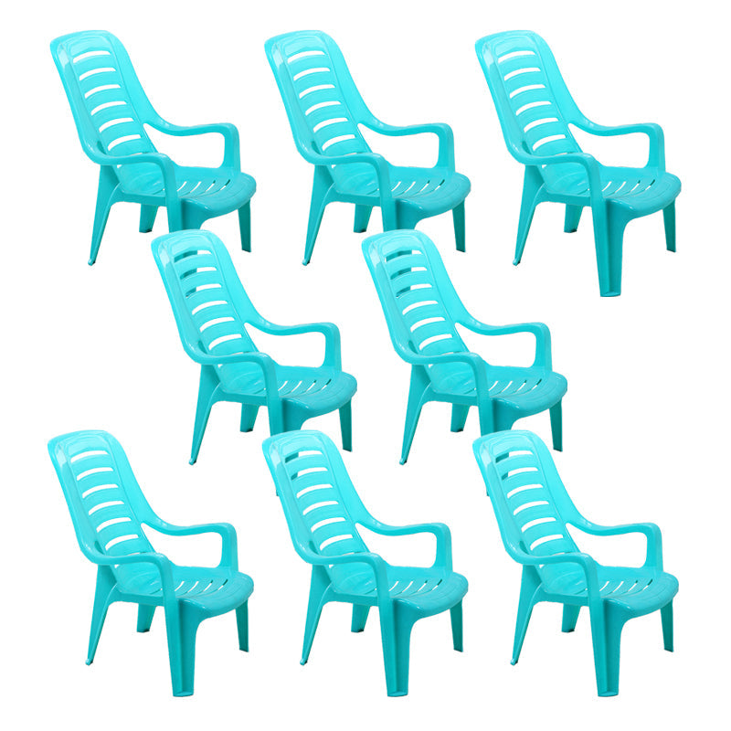 Modern Indoor Plastic Dining Arm Chairs Stackable Ladder Back Dining Armchairs Green 8 Piece Set Clearhalo ' kitchen&dining_furn' 'Dining Chairs' 'Dining Tables & Seating' 'dining_chair' 'furn' 'furn_dining_chair' 'Furniture' 'furniture_dining_chair' 'Kitchen & Dining Furniture' 'kitchen' 4236957