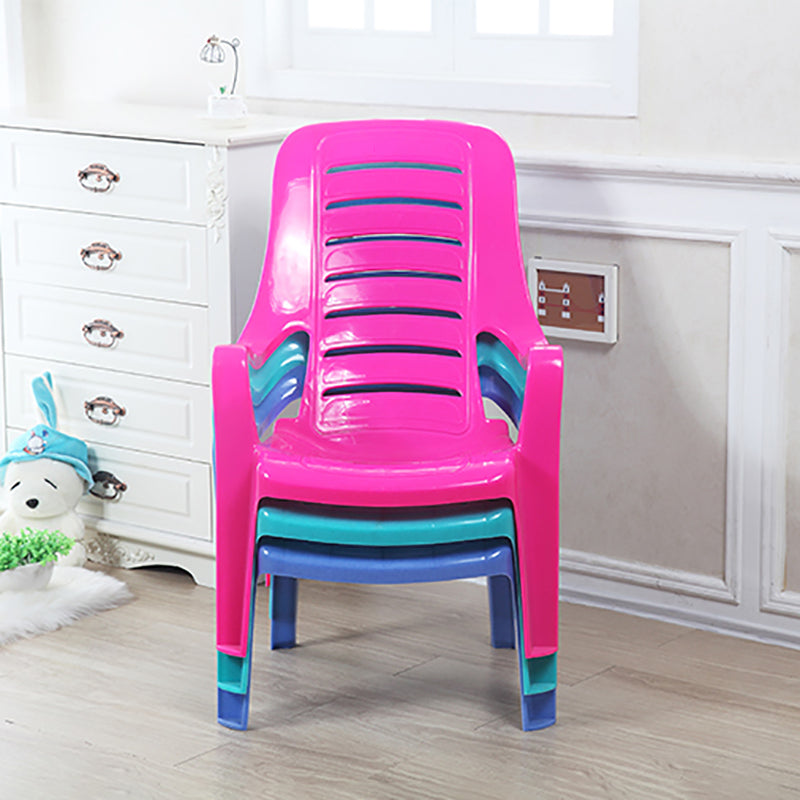 Modern Indoor Plastic Dining Arm Chairs Stackable Ladder Back Dining Armchairs Clearhalo ' kitchen&dining_furn' 'Dining Chairs' 'Dining Tables & Seating' 'dining_chair' 'furn' 'furn_dining_chair' 'Furniture' 'furniture_dining_chair' 'Kitchen & Dining Furniture' 'kitchen' 4236966