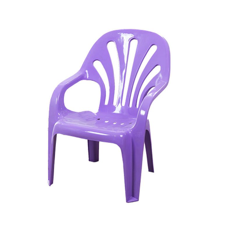 Modern Plastic Dining Arm Chairs Indoor Stackable Windsor Dining Armchair Clearhalo ' kitchen&dining_furn' 'Dining Chairs' 'Dining Tables & Seating' 'dining_chair' 'furn' 'furn_dining_chair' 'Furniture' 'furniture_dining_chair' 'Kitchen & Dining Furniture' 'kitchen' 4236990