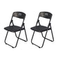 Metal Modern Indoor-Outdoor Side Chair Open Back Dining Side Chair Matte Black 2 Piece Set Clearhalo ' kitchen&dining_furn' 'Dining Chairs' 'Dining Tables & Seating' 'dining_chair' 'furn' 'furn_dining_chair' 'Furniture' 'furniture_dining_chair' 'Kitchen & Dining Furniture' 'kitchen' 4237032