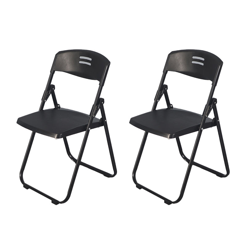 Metal Modern Indoor-Outdoor Side Chair Open Back Dining Side Chair Matte Black 2 Piece Set Clearhalo ' kitchen&dining_furn' 'Dining Chairs' 'Dining Tables & Seating' 'dining_chair' 'furn' 'furn_dining_chair' 'Furniture' 'furniture_dining_chair' 'Kitchen & Dining Furniture' 'kitchen' 4237032