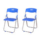 Metal Modern Indoor-Outdoor Side Chair Open Back Dining Side Chair Blue 2 Piece Set Clearhalo ' kitchen&dining_furn' 'Dining Chairs' 'Dining Tables & Seating' 'dining_chair' 'furn' 'furn_dining_chair' 'Furniture' 'furniture_dining_chair' 'Kitchen & Dining Furniture' 'kitchen' 4237039