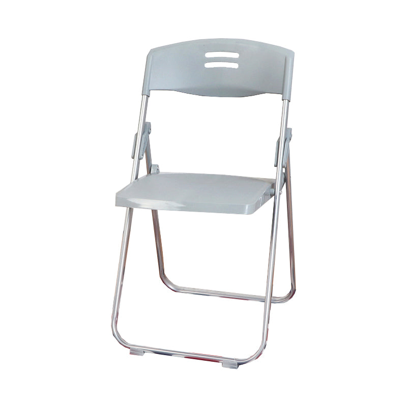 Metal Modern Indoor-Outdoor Side Chair Open Back Dining Side Chair Grey 1 Piece Clearhalo ' kitchen&dining_furn' 'Dining Chairs' 'Dining Tables & Seating' 'dining_chair' 'furn' 'furn_dining_chair' 'Furniture' 'furniture_dining_chair' 'Kitchen & Dining Furniture' 'kitchen' 4237043