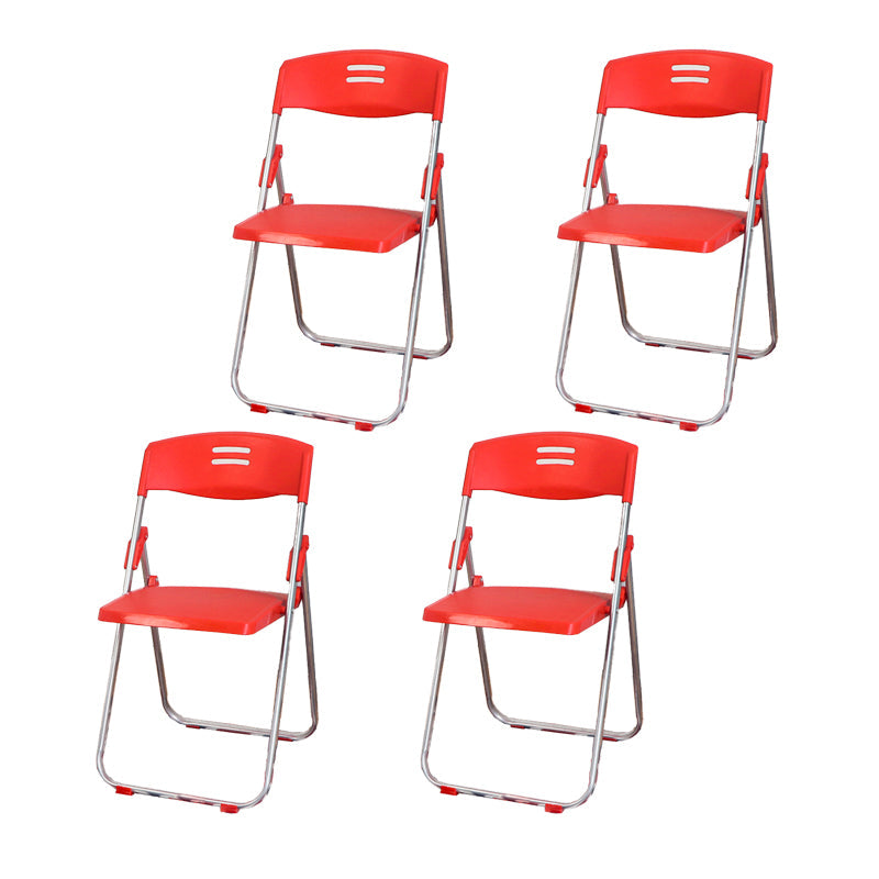 Metal Modern Indoor-Outdoor Side Chair Open Back Dining Side Chair Red 4 Piece Set Clearhalo ' kitchen&dining_furn' 'Dining Chairs' 'Dining Tables & Seating' 'dining_chair' 'furn' 'furn_dining_chair' 'Furniture' 'furniture_dining_chair' 'Kitchen & Dining Furniture' 'kitchen' 4237050
