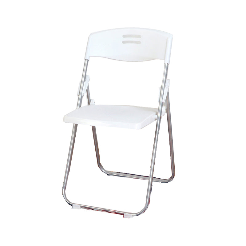 Metal Modern Indoor-Outdoor Side Chair Open Back Dining Side Chair White-Silver 1 Piece Clearhalo ' kitchen&dining_furn' 'Dining Chairs' 'Dining Tables & Seating' 'dining_chair' 'furn' 'furn_dining_chair' 'Furniture' 'furniture_dining_chair' 'Kitchen & Dining Furniture' 'kitchen' 4237051