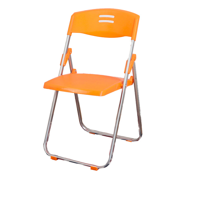 Metal Modern Indoor-Outdoor Side Chair Open Back Dining Side Chair Orange 1 Piece Clearhalo ' kitchen&dining_furn' 'Dining Chairs' 'Dining Tables & Seating' 'dining_chair' 'furn' 'furn_dining_chair' 'Furniture' 'furniture_dining_chair' 'Kitchen & Dining Furniture' 'kitchen' 4237057