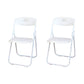 Metal Modern Indoor-Outdoor Side Chair Open Back Dining Side Chair White 2 Piece Set Clearhalo ' kitchen&dining_furn' 'Dining Chairs' 'Dining Tables & Seating' 'dining_chair' 'furn' 'furn_dining_chair' 'Furniture' 'furniture_dining_chair' 'Kitchen & Dining Furniture' 'kitchen' 4237061