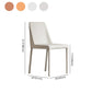 Modern Design Solid Back Dining Side Chairs Leather Armless Dining Chairs for Kitchen Clearhalo ' kitchen&dining_furn' 'Dining Chairs' 'Dining Tables & Seating' 'dining_chair' 'furn' 'furn_dining_chair' 'Furniture' 'furniture_dining_chair' 'Kitchen & Dining Furniture' 'kitchen' 4237085