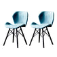 Indoor Industrial Side Chair Wingback Wood Upholstered Dining Room Chair Blue 2 Piece Set Clearhalo ' kitchen&dining_furn' 'Dining Chairs' 'Dining Tables & Seating' 'dining_chair' 'furn' 'furn_dining_chair' 'Furniture' 'furniture_dining_chair' 'Kitchen & Dining Furniture' 'kitchen' 4237127