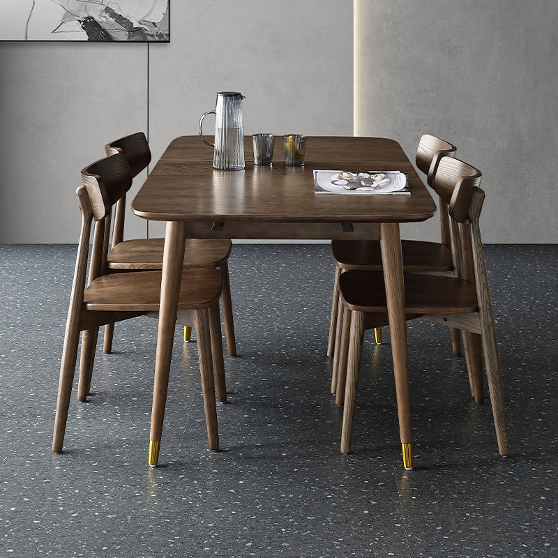 Contemporary Wood Dining Room Chair Open Back Dining Side Chair (Set of 2) Clearhalo ' kitchen&dining_furn' 'Dining Chairs' 'Dining Tables & Seating' 'dining_chair' 'furn' 'furn_dining_chair' 'Furniture' 'furniture_dining_chair' 'Kitchen & Dining Furniture' 'kitchen' 4237139