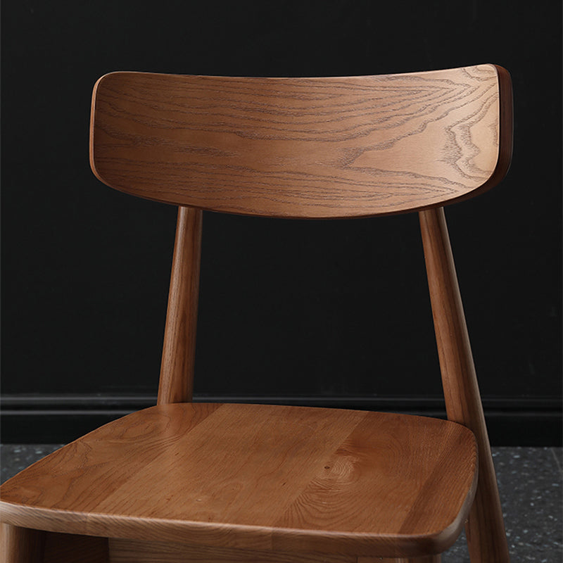 Contemporary Wood Dining Room Chair Open Back Dining Side Chair (Set of 2) Clearhalo ' kitchen&dining_furn' 'Dining Chairs' 'Dining Tables & Seating' 'dining_chair' 'furn' 'furn_dining_chair' 'Furniture' 'furniture_dining_chair' 'Kitchen & Dining Furniture' 'kitchen' 4237145