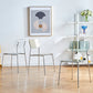 Modern Indoor-Outdoor Metal Dining Chair Home Armless Stacking Side Chair Clearhalo ' kitchen&dining_furn' 'Dining Chairs' 'Dining Tables & Seating' 'dining_chair' 'furn' 'furn_dining_chair' 'Furniture' 'furniture_dining_chair' 'Kitchen & Dining Furniture' 'kitchen' 4237153