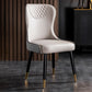 Contemporary Style PU Leather Dining Chairs Upholstered Wingback Chair for Kitchen Clearhalo ' kitchen&dining_furn' 'Dining Chairs' 'Dining Tables & Seating' 'dining_chair' 'furn' 'furn_dining_chair' 'Furniture' 'furniture_dining_chair' 'Kitchen & Dining Furniture' 'kitchen' 4237176