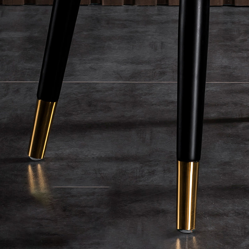 Contemporary Style PU Leather Dining Chairs Upholstered Wingback Chair for Kitchen Clearhalo ' kitchen&dining_furn' 'Dining Chairs' 'Dining Tables & Seating' 'dining_chair' 'furn' 'furn_dining_chair' 'Furniture' 'furniture_dining_chair' 'Kitchen & Dining Furniture' 'kitchen' 4237183