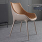 Minimalist Style Leather Dining Arm Chairs Solid Back Chairs for Kitchen (Set of 2) Clearhalo ' kitchen&dining_furn' 'Dining Chairs' 'Dining Tables & Seating' 'dining_chair' 'furn' 'furn_dining_chair' 'Furniture' 'furniture_dining_chair' 'Kitchen & Dining Furniture' 'kitchen' 4237218