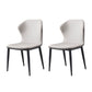 Industrial Metal Dining Room Chairs Armless Wingback Side Chair for Home Use (Set of 2) Off-White Clearhalo ' kitchen&dining_furn' 'Dining Chairs' 'Dining Tables & Seating' 'dining_chair' 'furn' 'furn_dining_chair' 'Furniture' 'furniture_dining_chair' 'Kitchen & Dining Furniture' 'kitchen' 4237257
