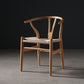 Scandinavian Style Wood Dining Chair Dining Room Wishbone Chair with Arm Wood 1 Piece Clearhalo ' kitchen&dining_furn' 'Dining Chairs' 'Dining Tables & Seating' 'dining_chair' 'furn' 'furn_dining_chair' 'Furniture' 'furniture_dining_chair' 'Kitchen & Dining Furniture' 'kitchen' 4237268