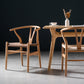 Scandinavian Style Wood Dining Chair Dining Room Wishbone Chair with Arm Clearhalo ' kitchen&dining_furn' 'Dining Chairs' 'Dining Tables & Seating' 'dining_chair' 'furn' 'furn_dining_chair' 'Furniture' 'furniture_dining_chair' 'Kitchen & Dining Furniture' 'kitchen' 4237272