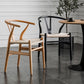 Scandinavian Style Wood Dining Chair Dining Room Wishbone Chair with Arm Clearhalo ' kitchen&dining_furn' 'Dining Chairs' 'Dining Tables & Seating' 'dining_chair' 'furn' 'furn_dining_chair' 'Furniture' 'furniture_dining_chair' 'Kitchen & Dining Furniture' 'kitchen' 4237283
