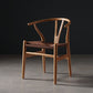 Scandinavian Style Wood Dining Chair Dining Room Wishbone Chair with Arm Natural 1 Piece Clearhalo ' kitchen&dining_furn' 'Dining Chairs' 'Dining Tables & Seating' 'dining_chair' 'furn' 'furn_dining_chair' 'Furniture' 'furniture_dining_chair' 'Kitchen & Dining Furniture' 'kitchen' 4237296