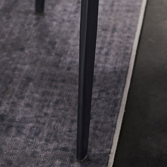 Industrial Metal Dining Room Chairs Arm PU Leather Dining Chairs for Restaurant Use Clearhalo ' kitchen&dining_furn' 'Dining Chairs' 'Dining Tables & Seating' 'dining_chair' 'furn' 'furn_dining_chair' 'Furniture' 'furniture_dining_chair' 'Kitchen & Dining Furniture' 'kitchen' 4237341